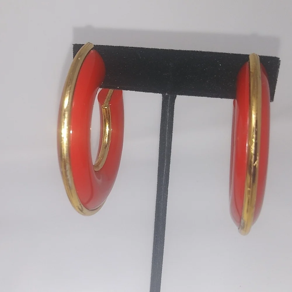 5 Pair of Vintage Hoop Earrings